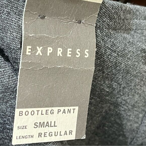 NWT Express Women’s Bootleg Pant Heather Gray, Size Small-Regular - Picture 6 of 9
